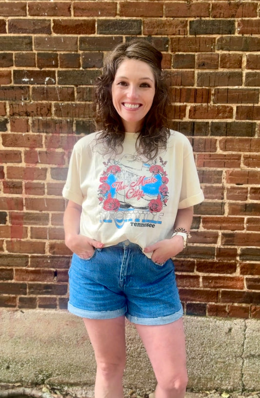 Music City Crop Tee